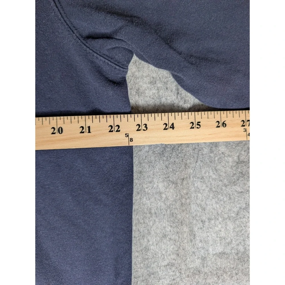 The North Face Mens Navy Blue‎ Grizzly Bear Graphic Pullover Hoodie Sweatshirt